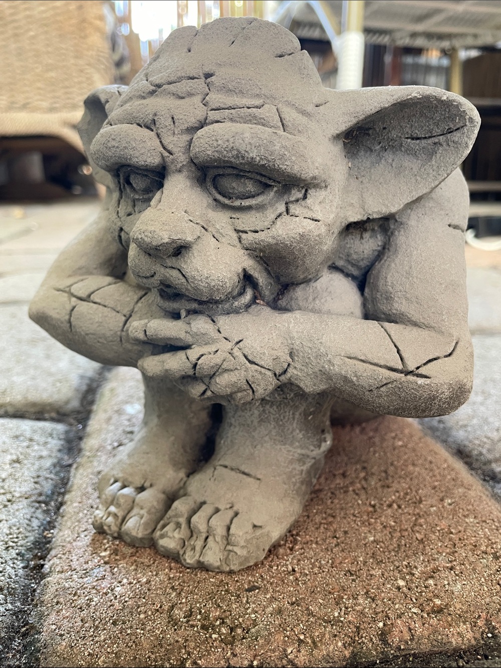 Cement Gargoyle Garden Gnome